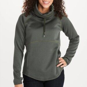 NWOT Marmot Annie Cowl Neck Pullover in Olive Green, Size S